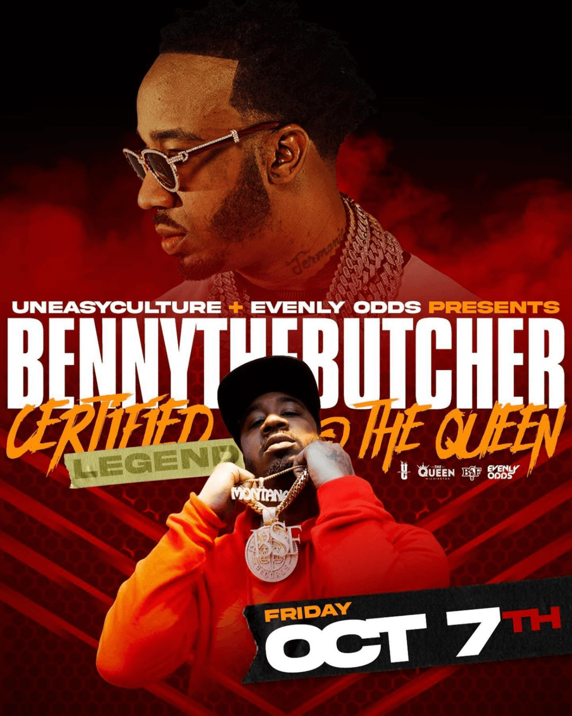 Benny the Butcher LIVE in Wilmington, DE October 7 at The Queen